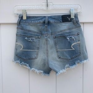 American Eagle Light Wash Denim Shorts